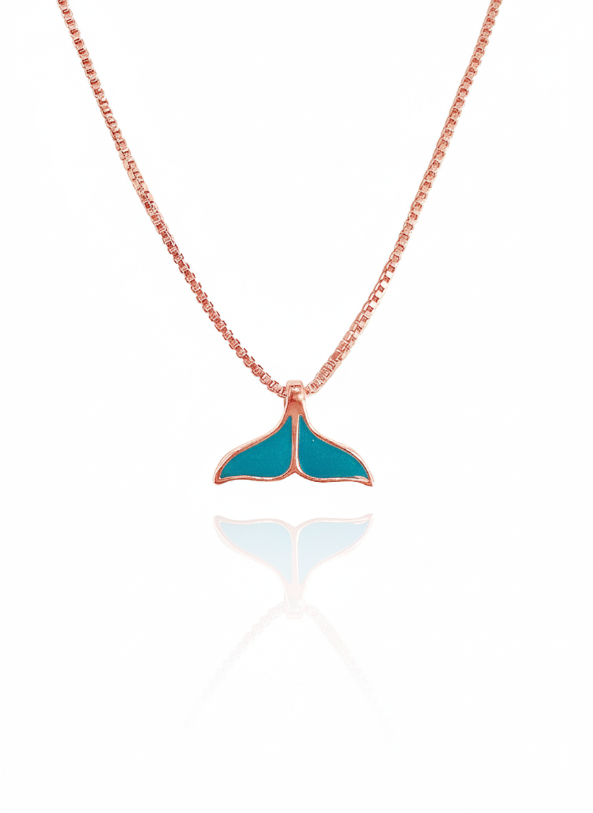 שרשרת סנפיר טורקיז