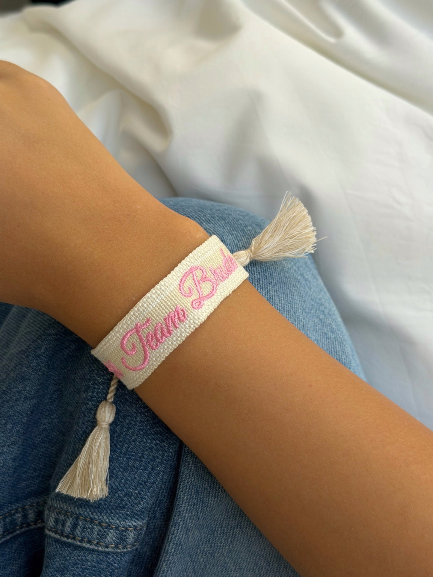 צמיד שרוך team bride