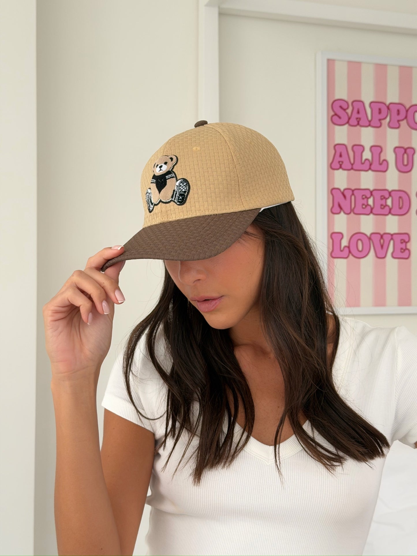 כובע דובי משולב