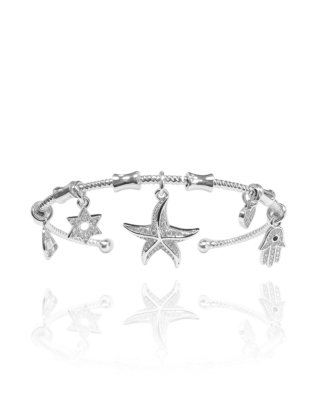 צמיד קשיח תליונים