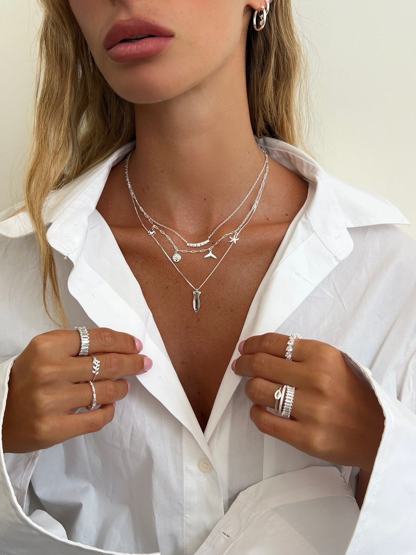 טבעת זירקון מלבן משובצת מכסף אמיתי 925