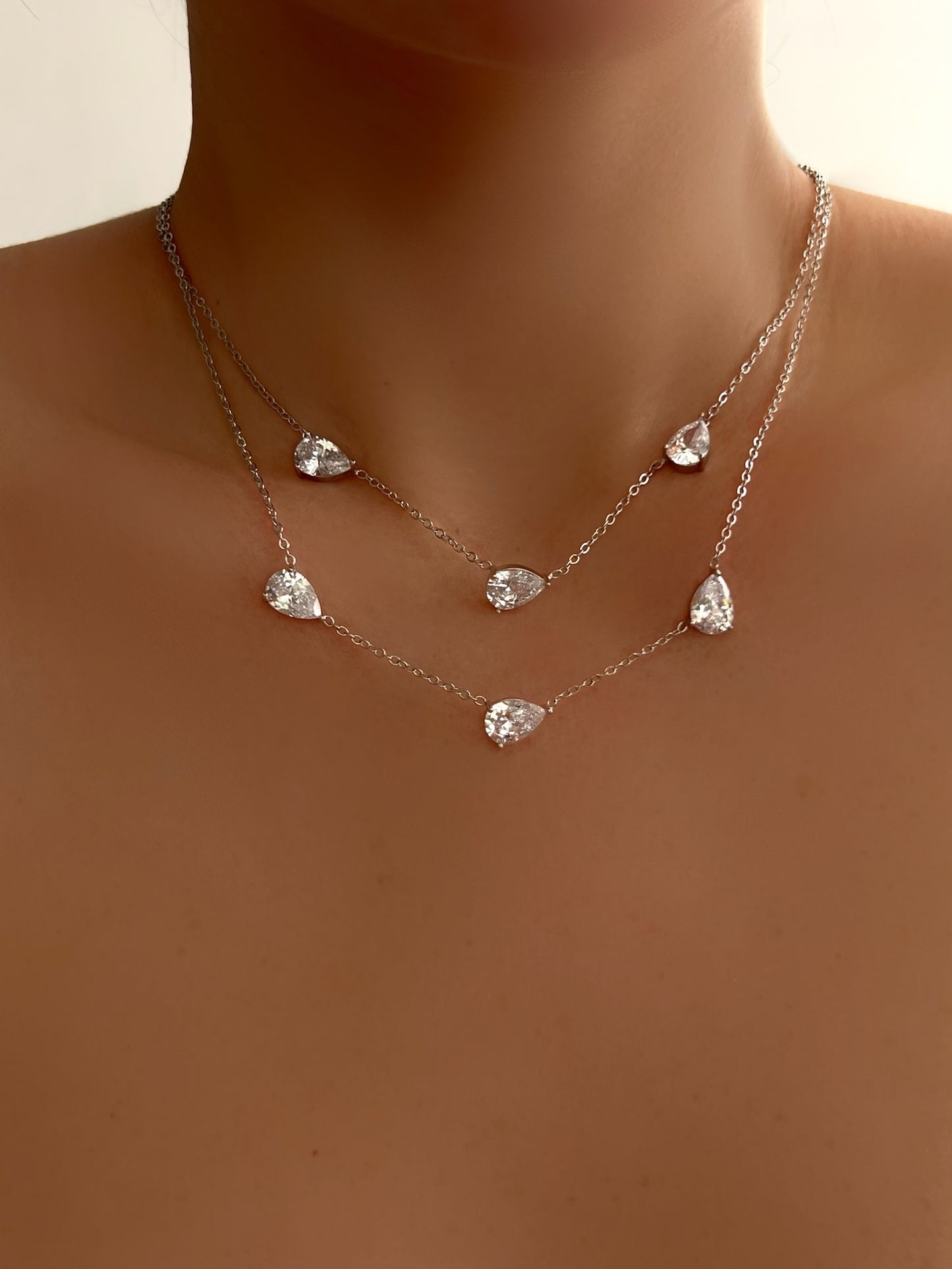 שרשרת טריפל טיפות