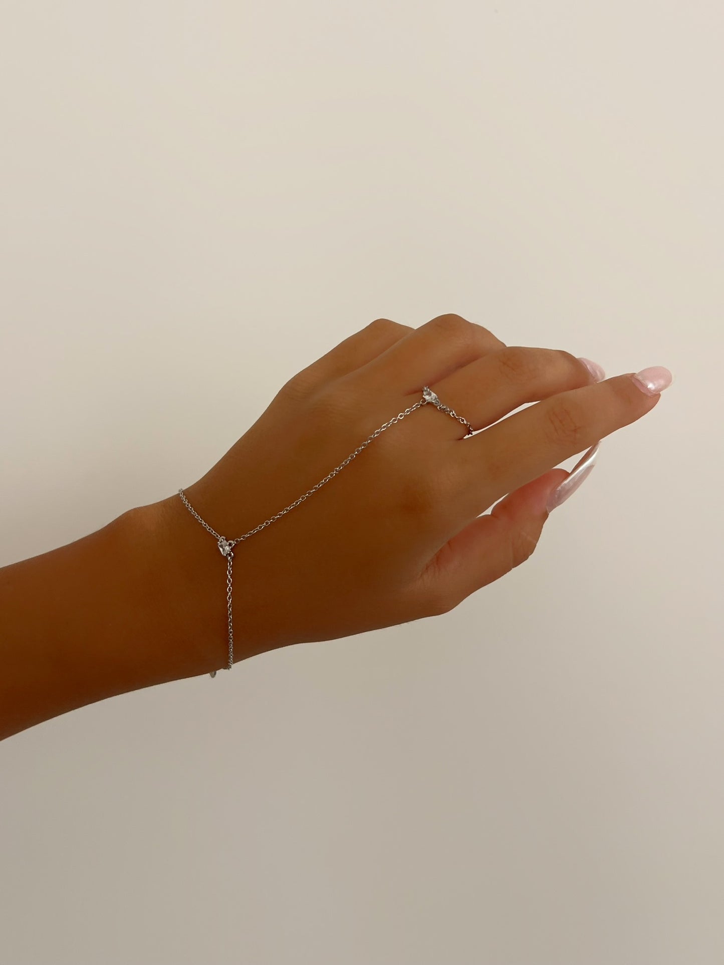 צמיד טבעת זירקוני מלבן