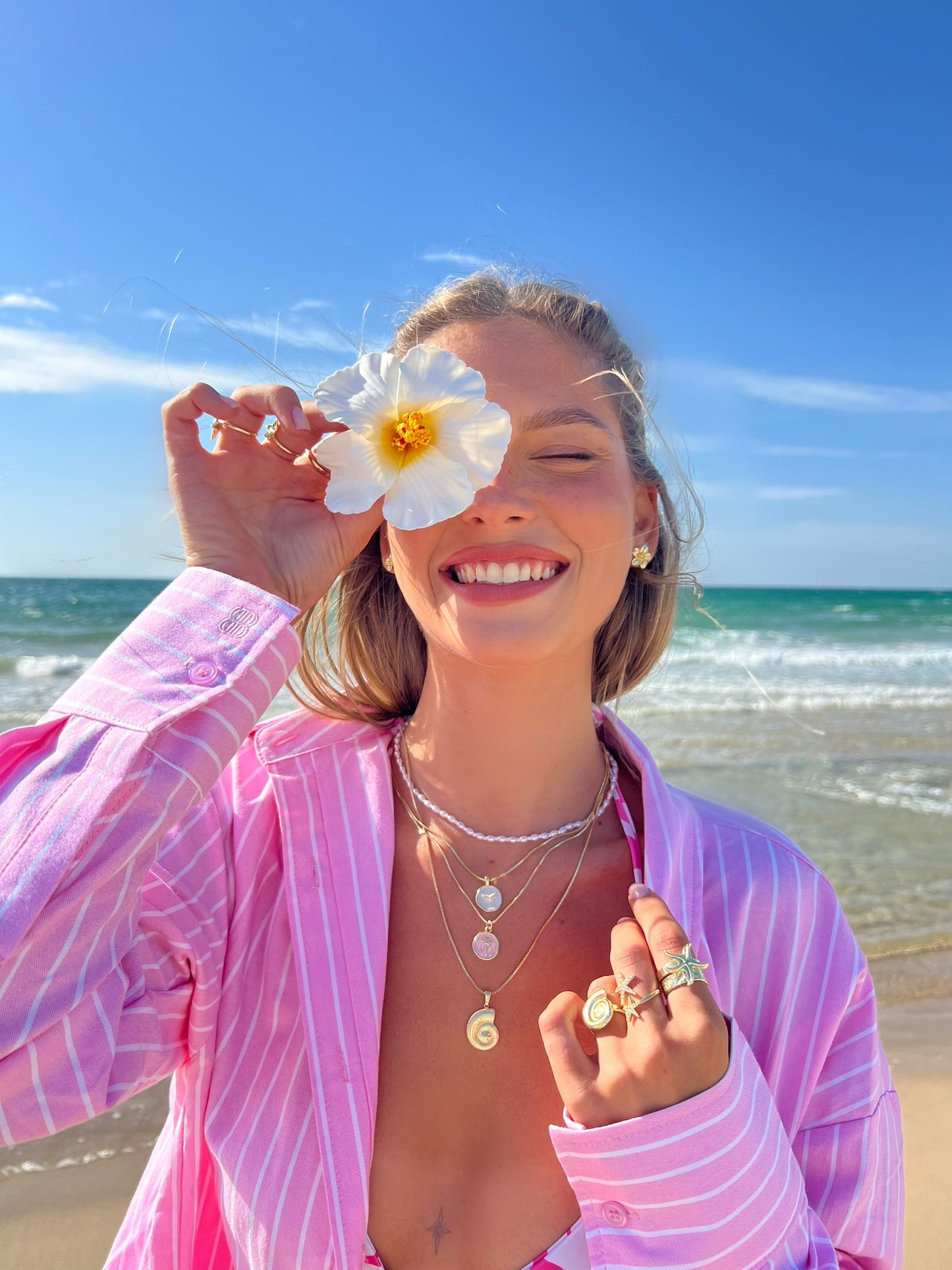 שרשרת קונכייה עדינה