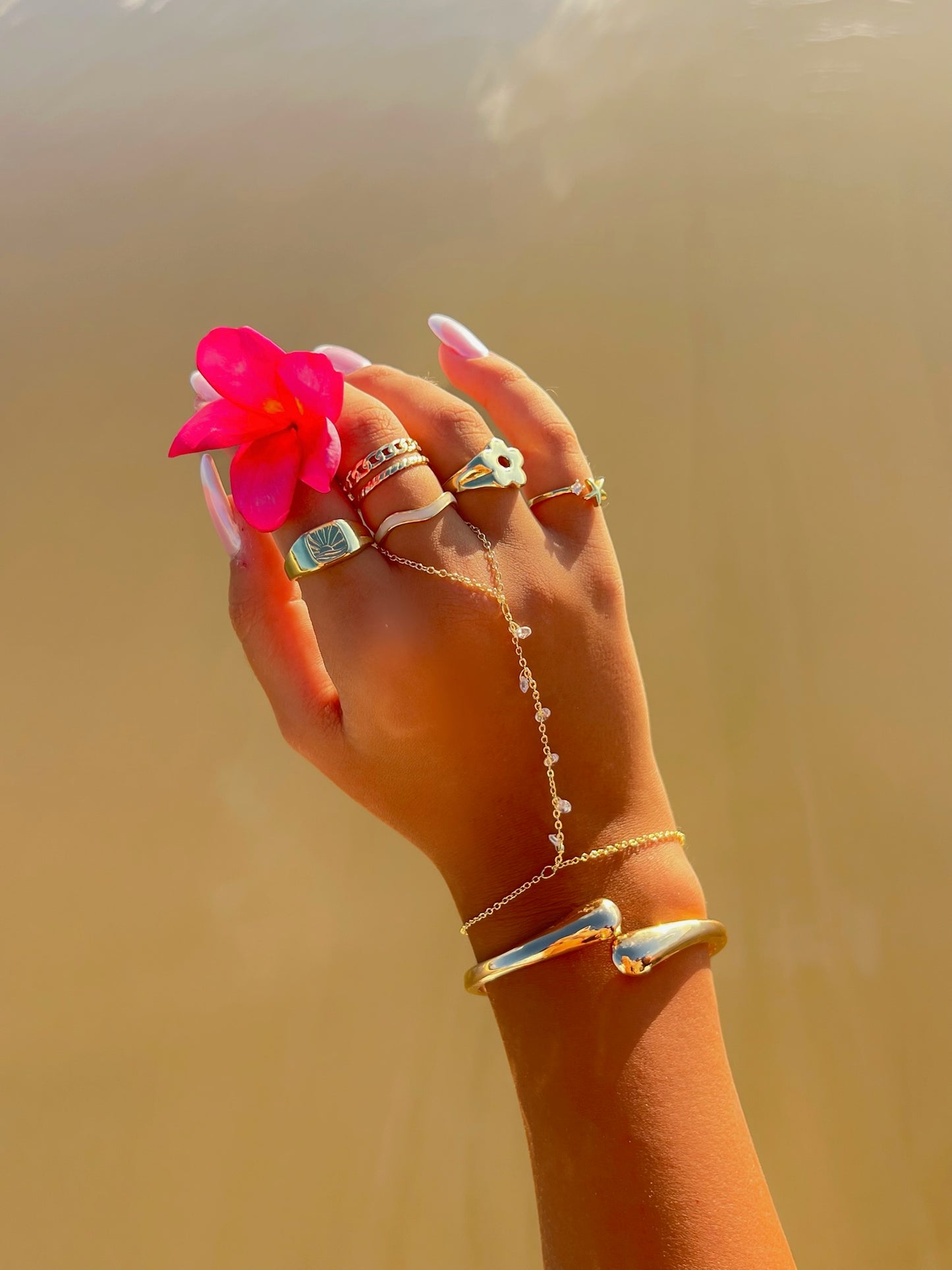 טבעת פרח צ'אנקי