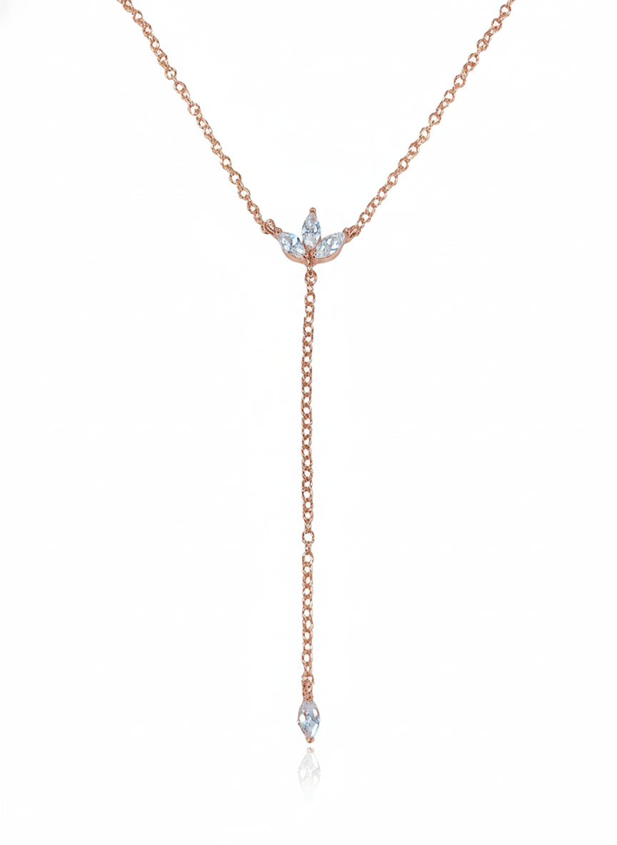 שרשרת פרח לוטוס בל נופלת