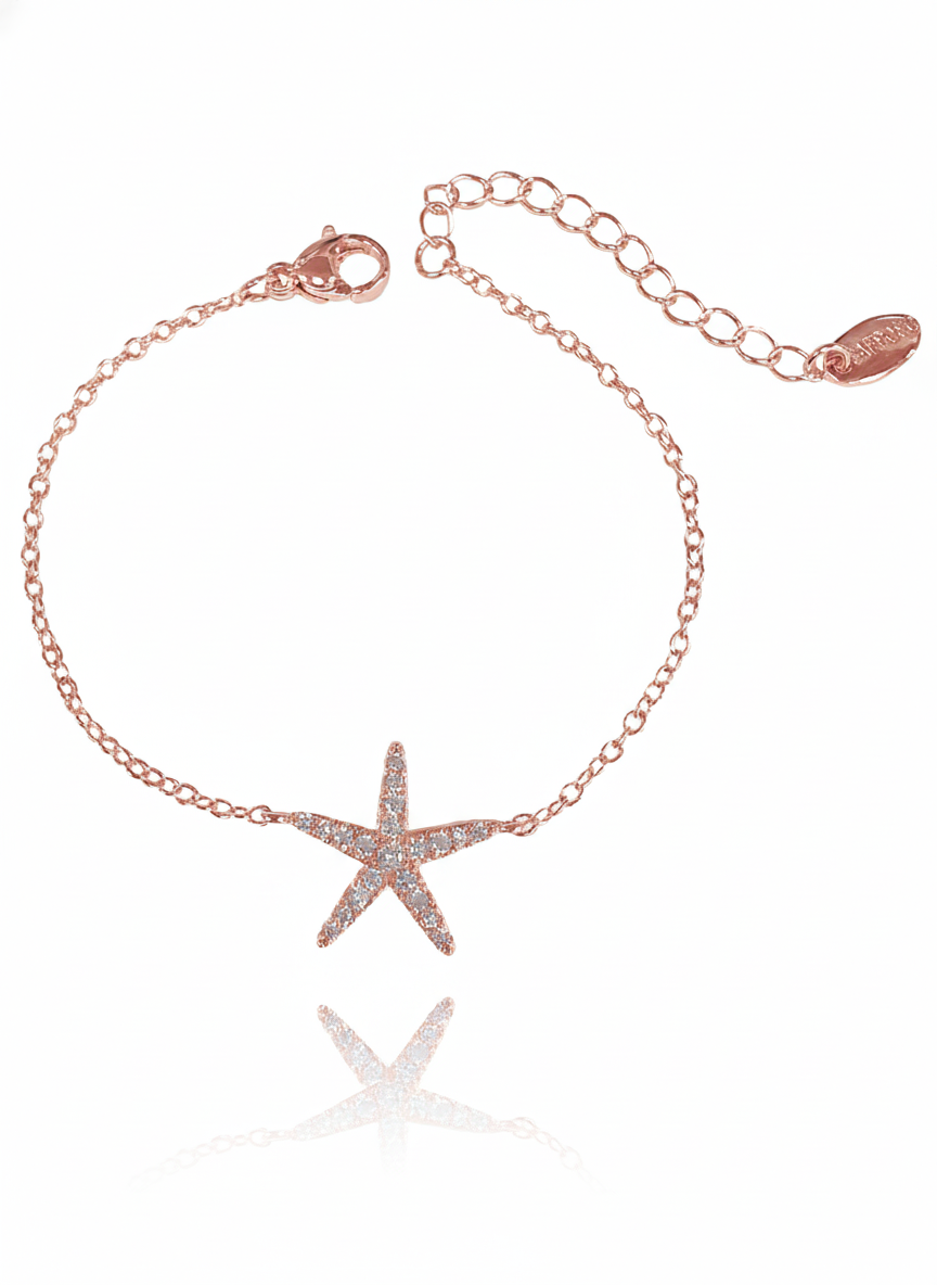 צמיד כוכב ים משובץ