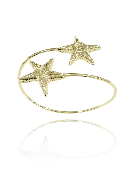 צמיד קשיח דאבל כוכבי ים