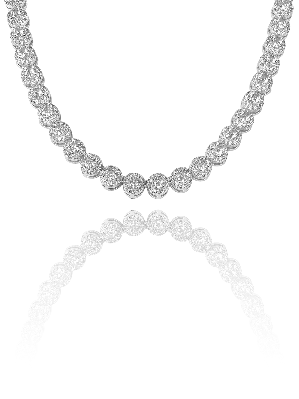 שרשרת אבנים משובצים