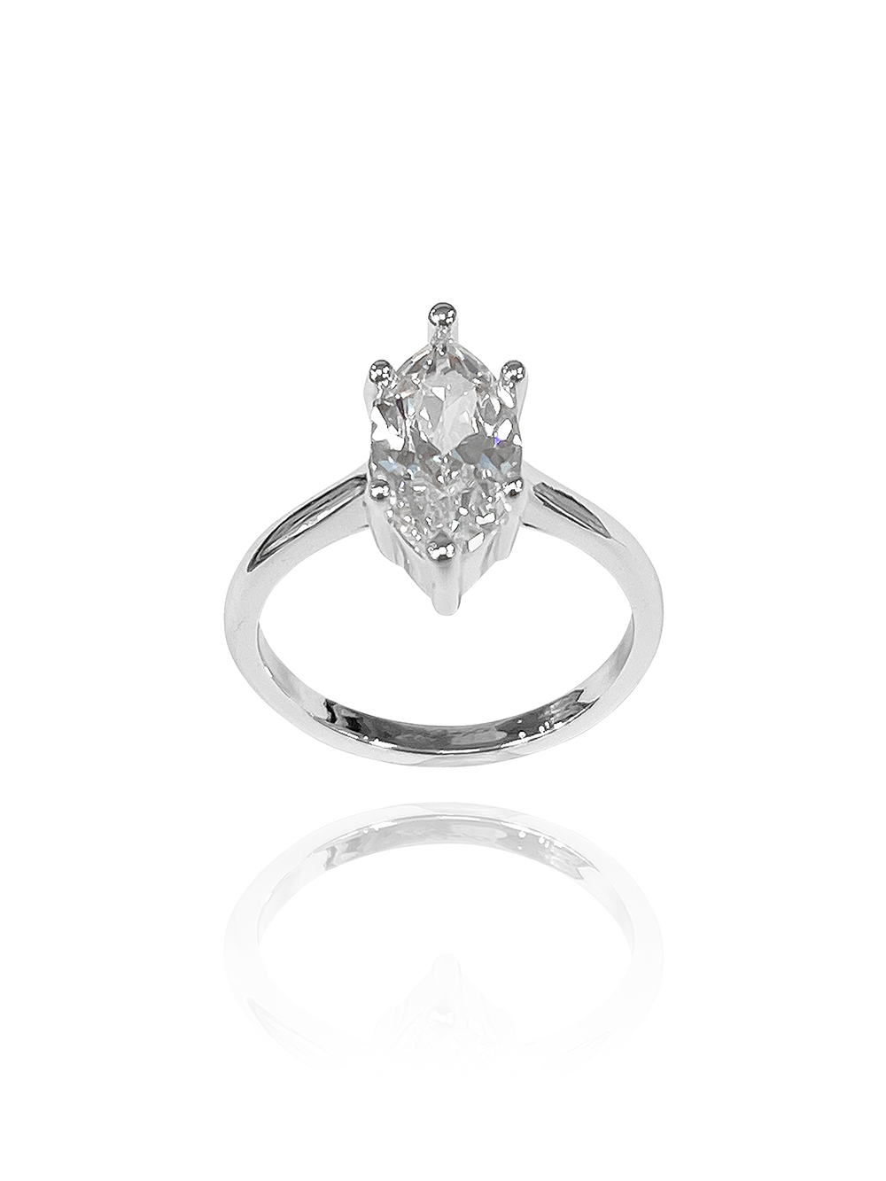 טבעת מרקיז חלקה