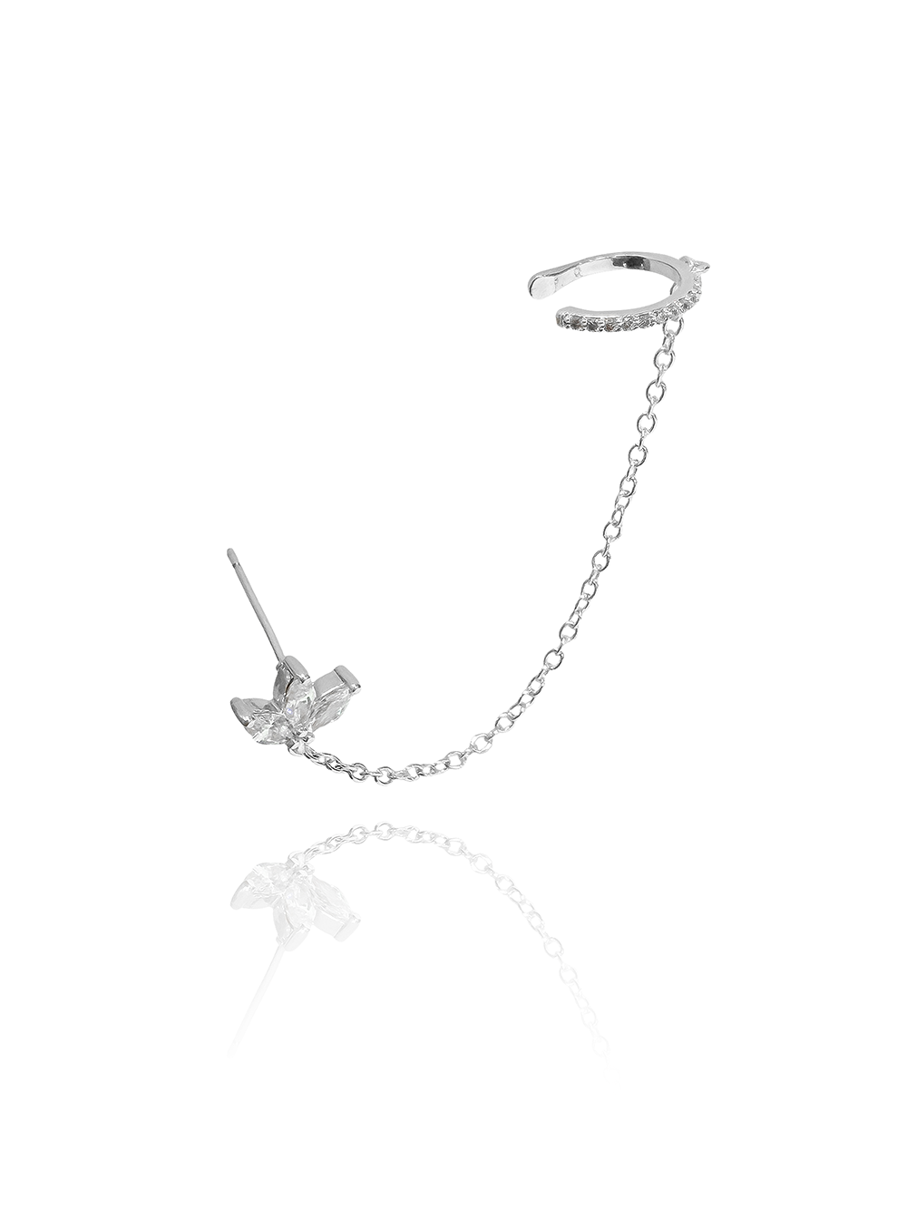 עגיל פרח לוטוס בשילוב הליקס ללא צורך בחור