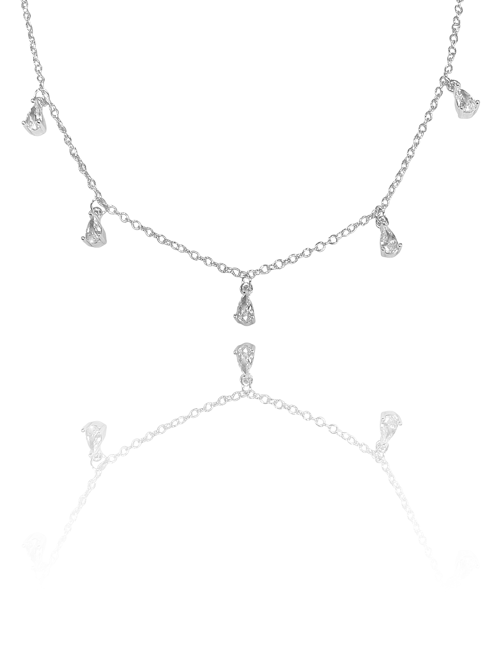 שרשרת תליוני טיפות עדינה