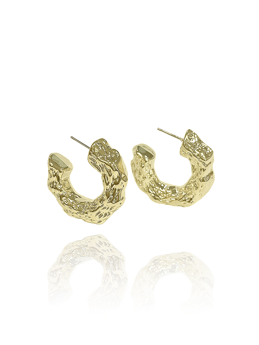 זוג עגילי חישוק דניאלה