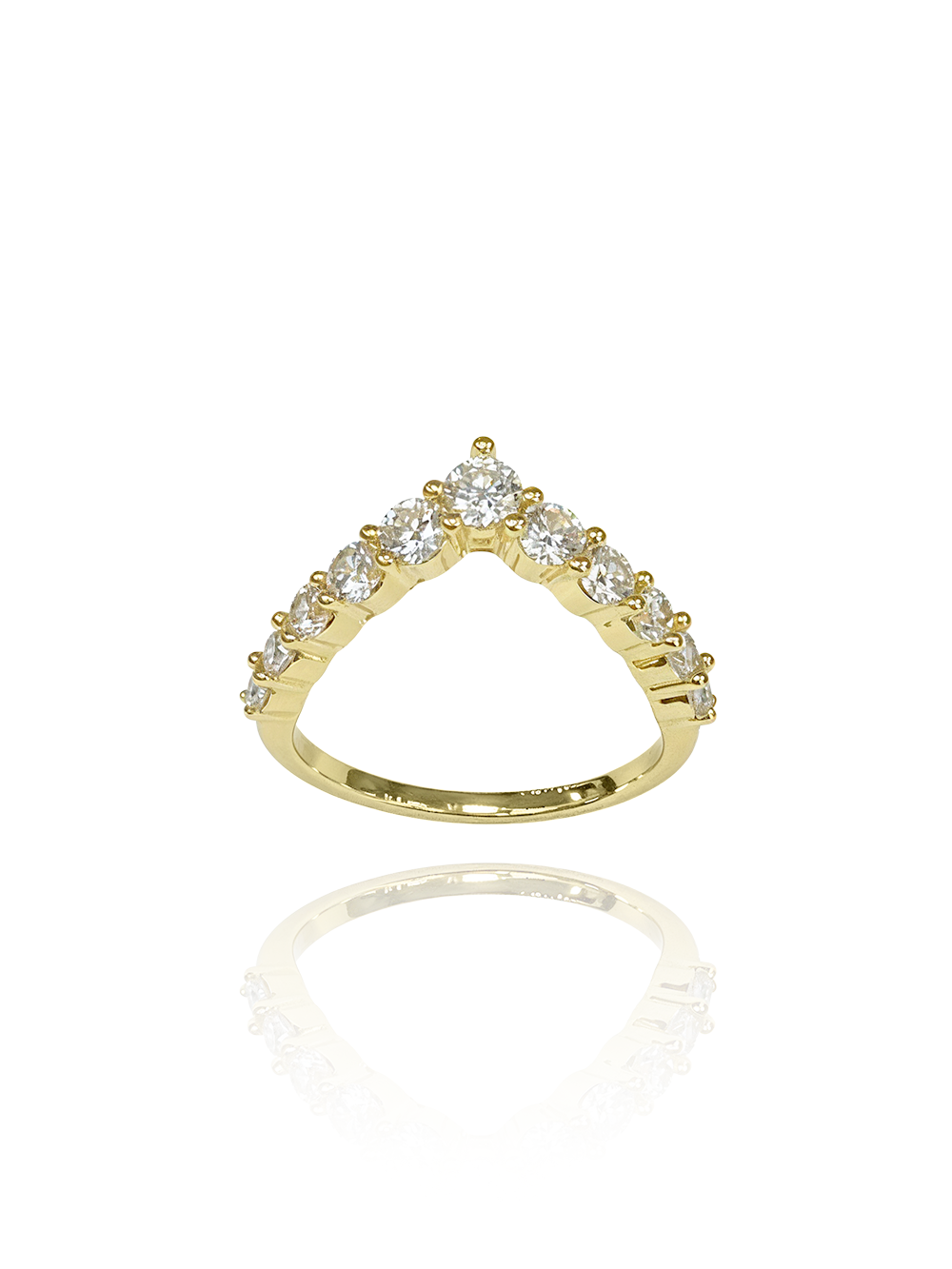 טבעת איב חץ מכסף אמיתי 925