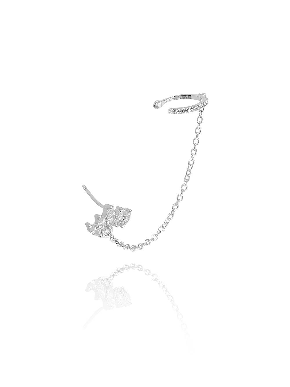 עגיל בל ארוך בשילוב הליקס ללא חור