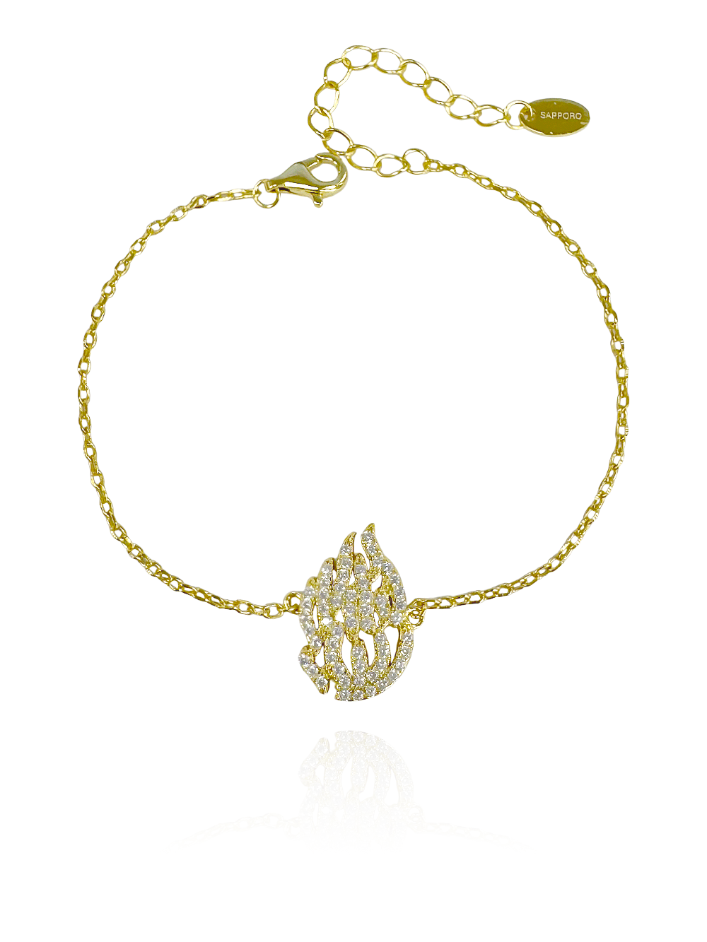 צמיד האש שלי מכסף אמיתי 925