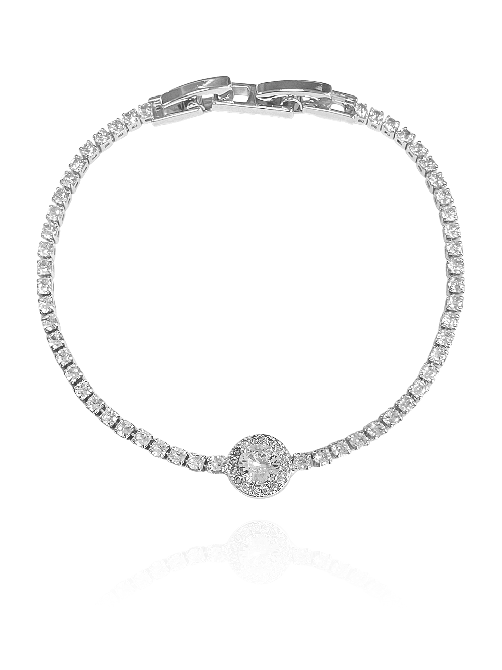 צמיד טניס אבן מרכזית