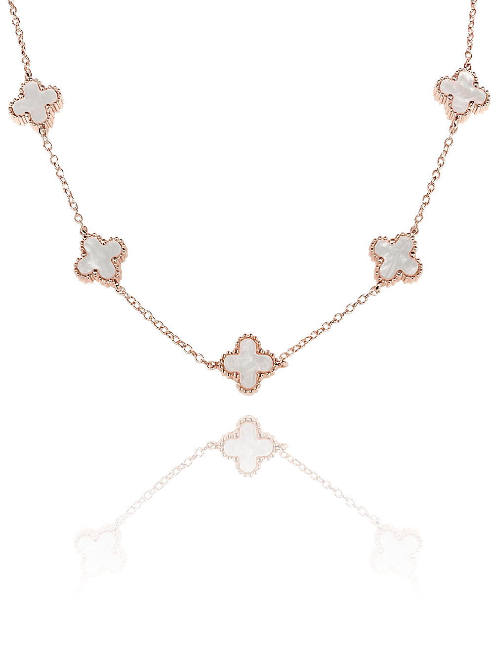 שרשרת 5 פרחי לורן מיני