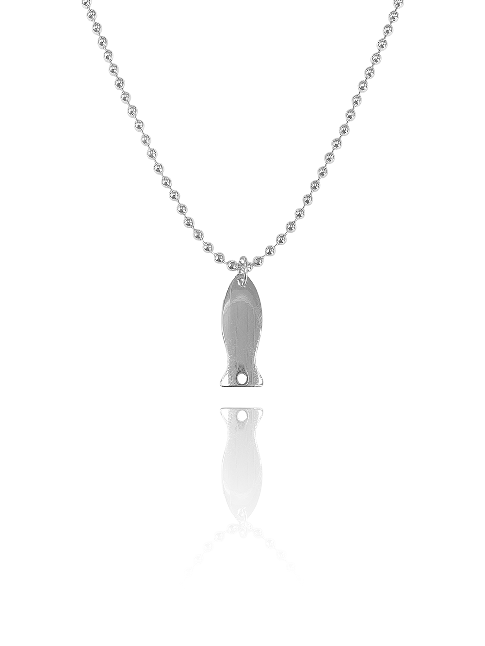 שרשרת כדורים דג חלק