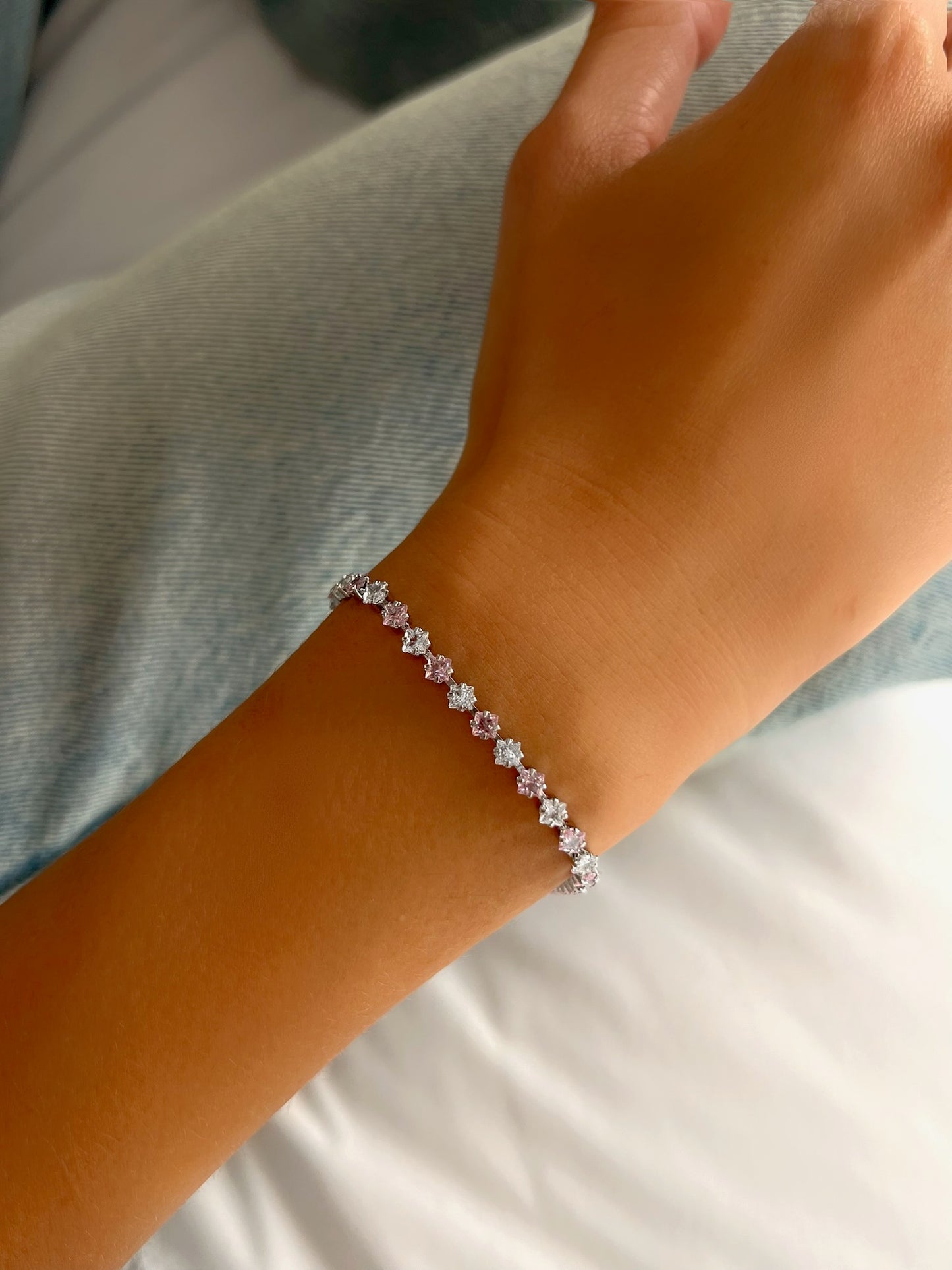 טניס ריבועים ורוד