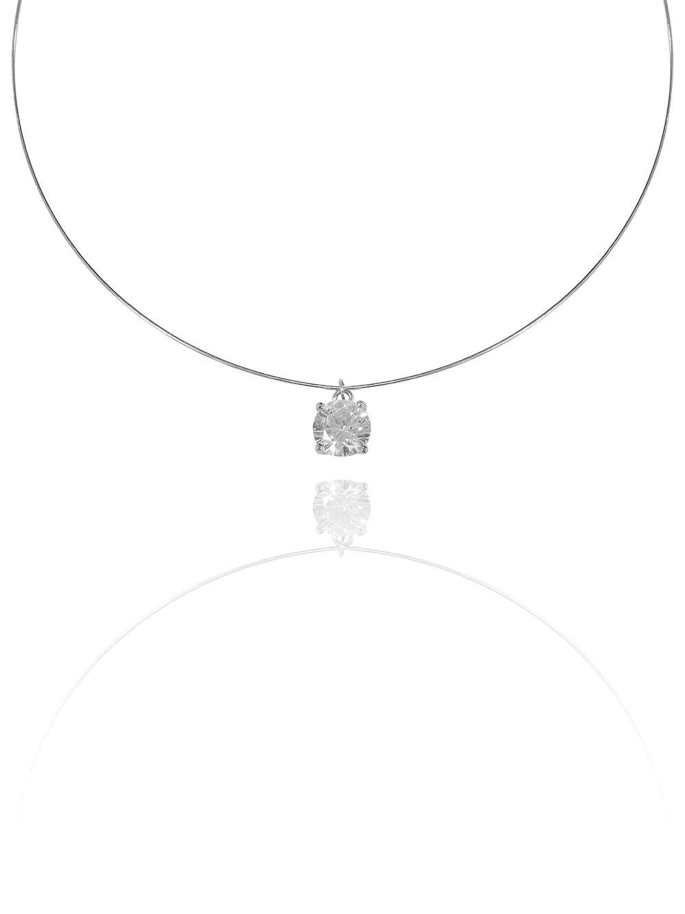 שרשרת קשיחה בשילוב זירקון