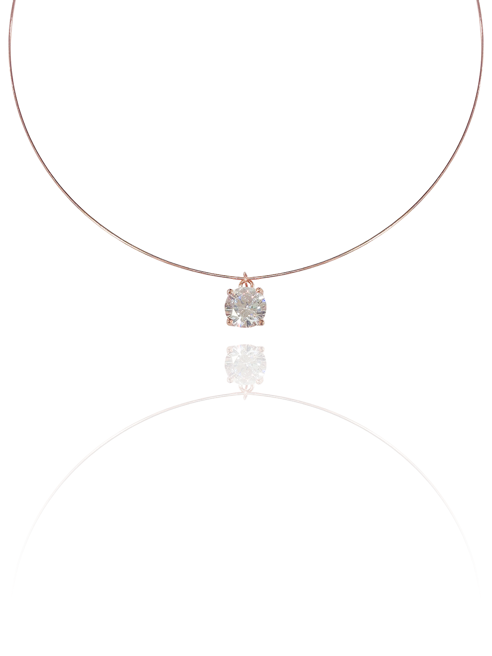 שרשרת קשיחה בשילוב זירקון