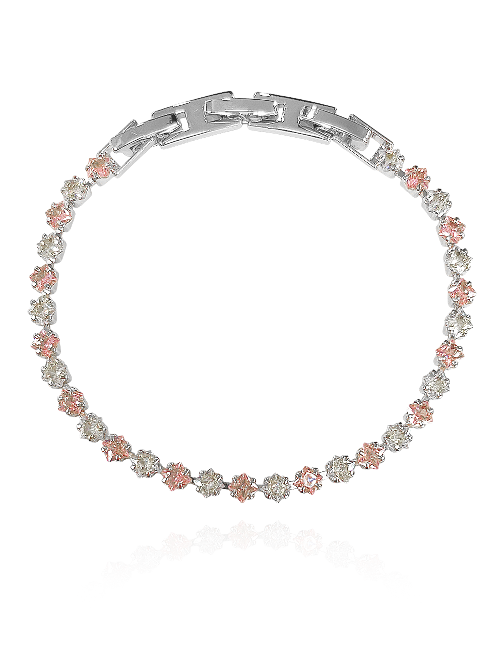 צמיד טניס ורוד