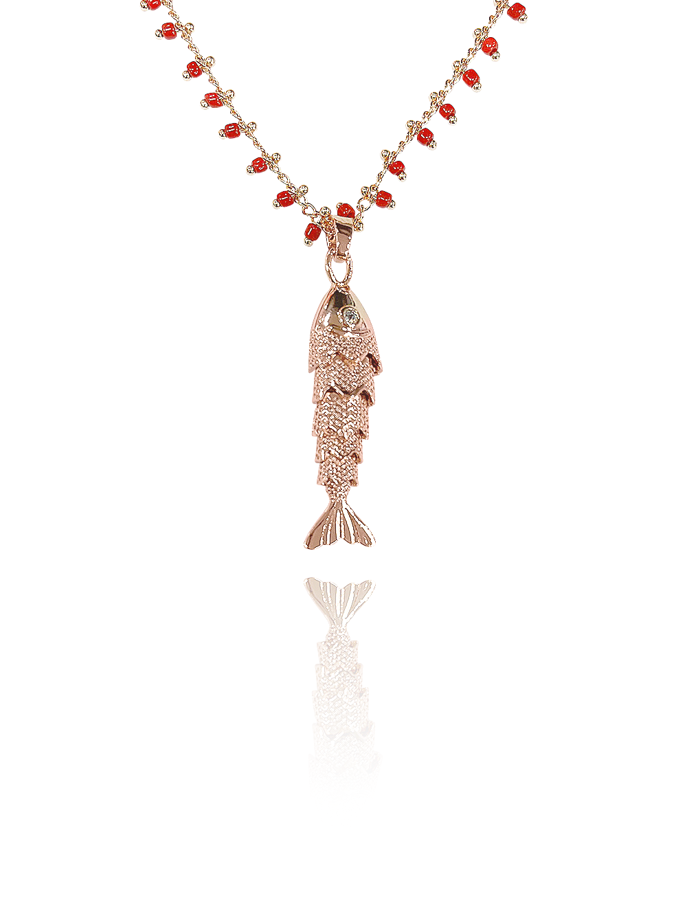 שרשרת חרוזים דג