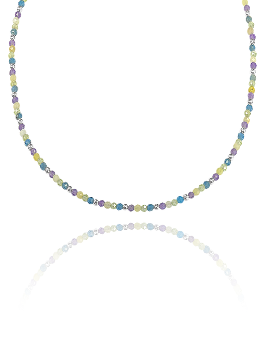 שרשרת חרוזים מכסף אמיתי 925