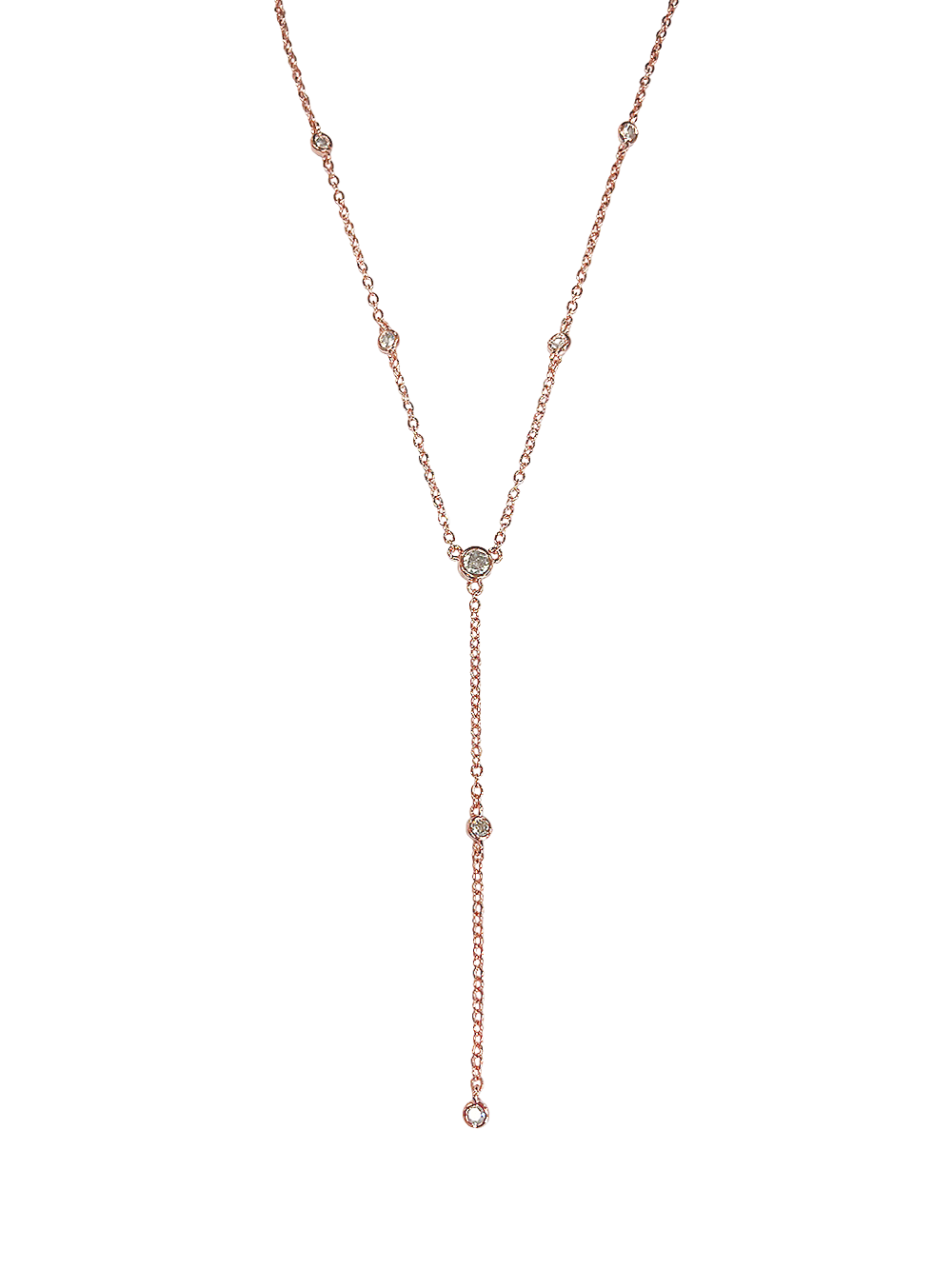 שרשרת זירקונים נופלת