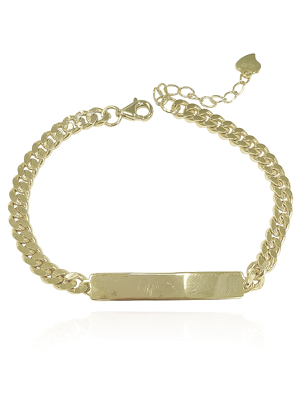 צמיד גורמט פס מכסף אמיתי 925