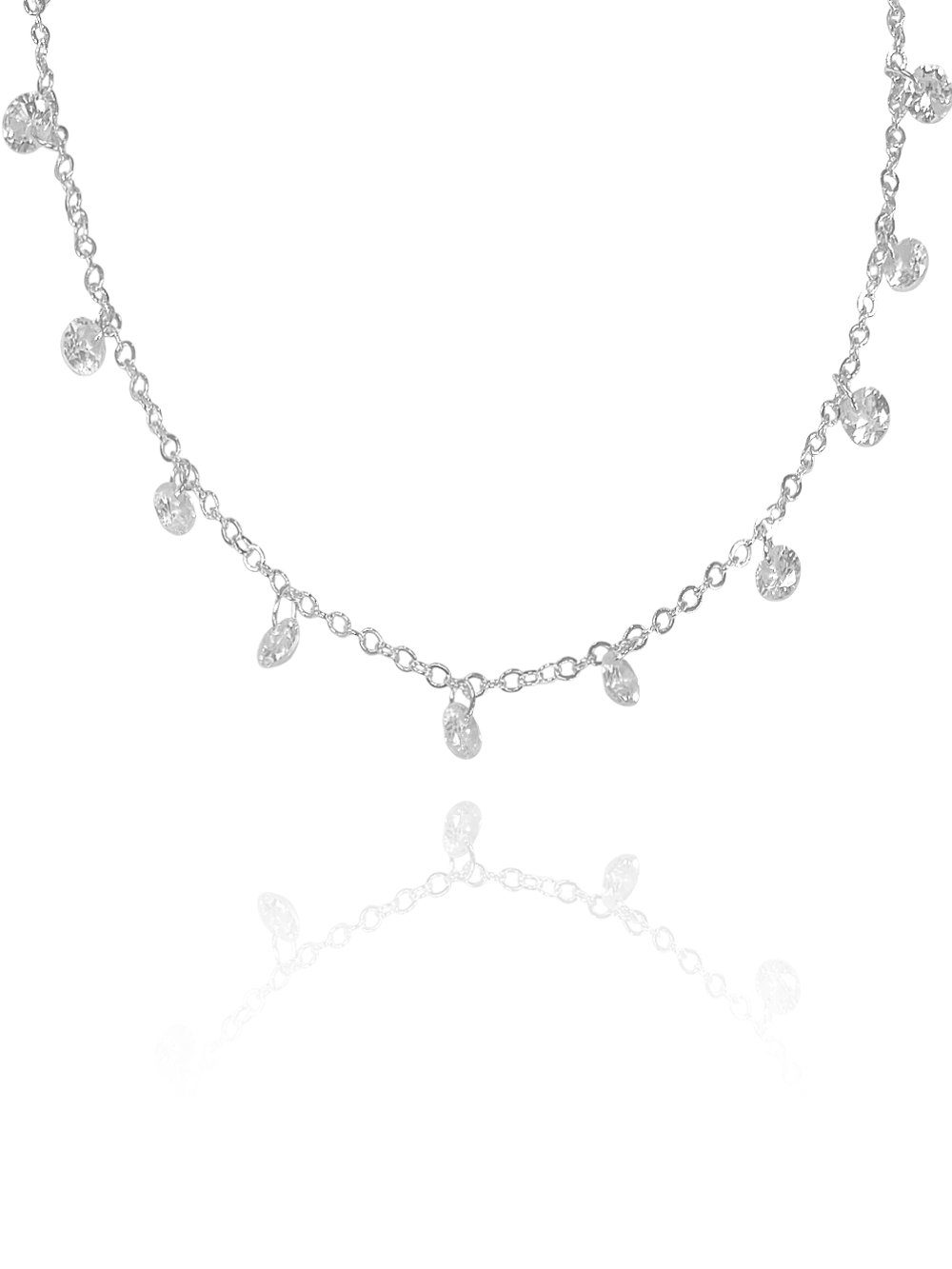 שרשרת זירקונים נופלים יוכי