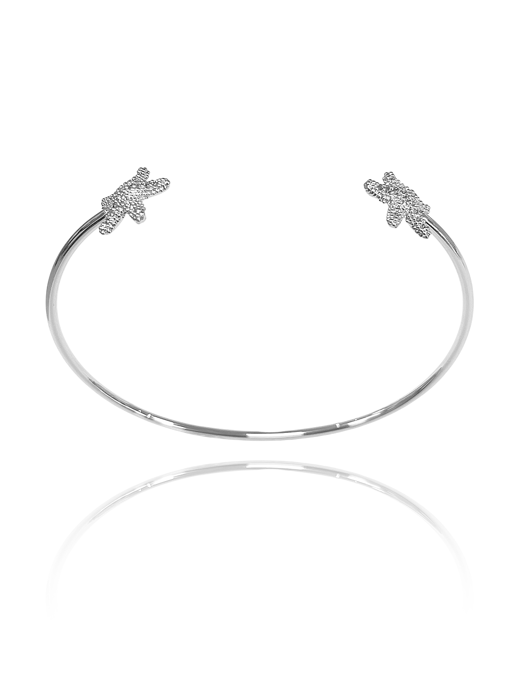 צמיד קשיח כוכבי ים עדינים