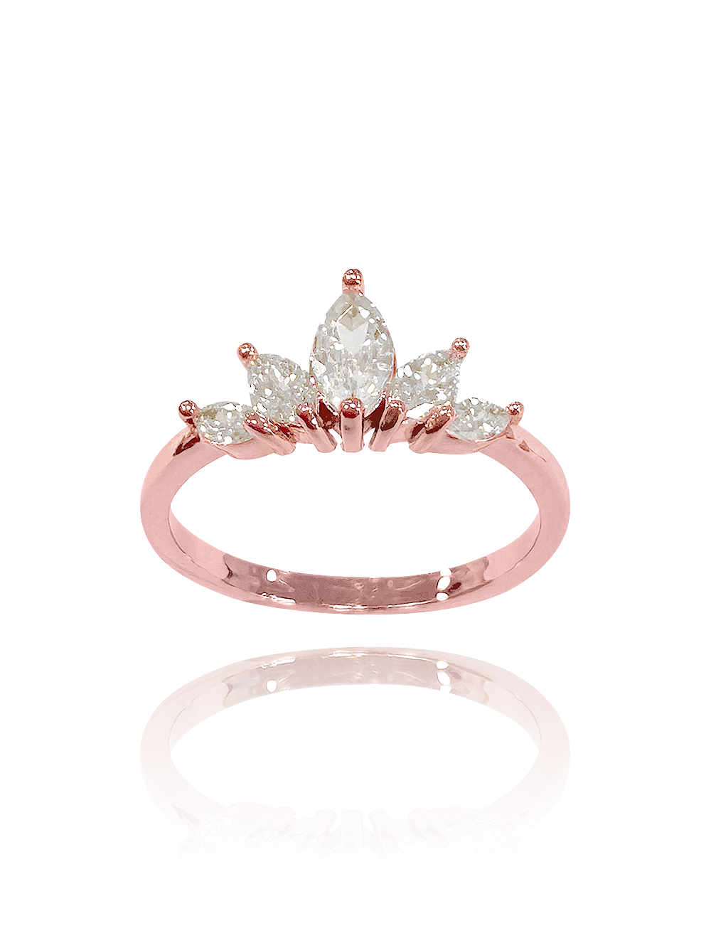 טבעת פרח לוטוס בל