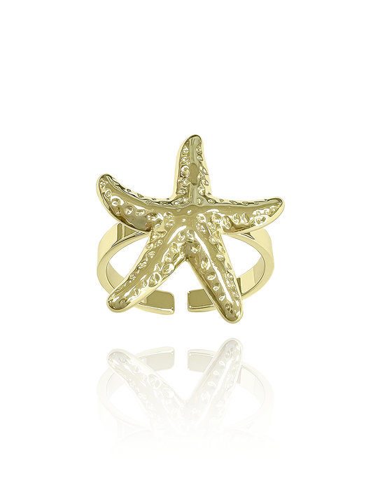 טבעת כוכב ים מעוטר