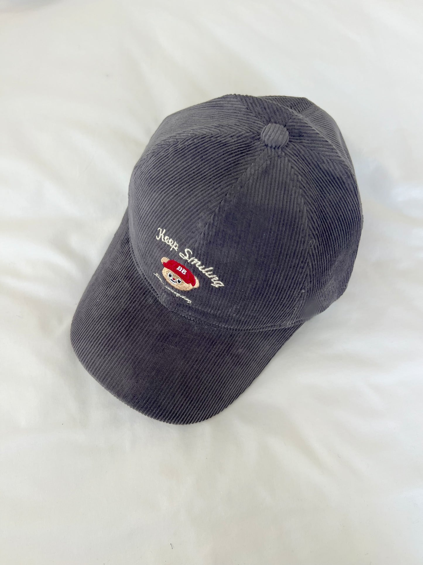 כובע מצחייה קורדרוי דובי