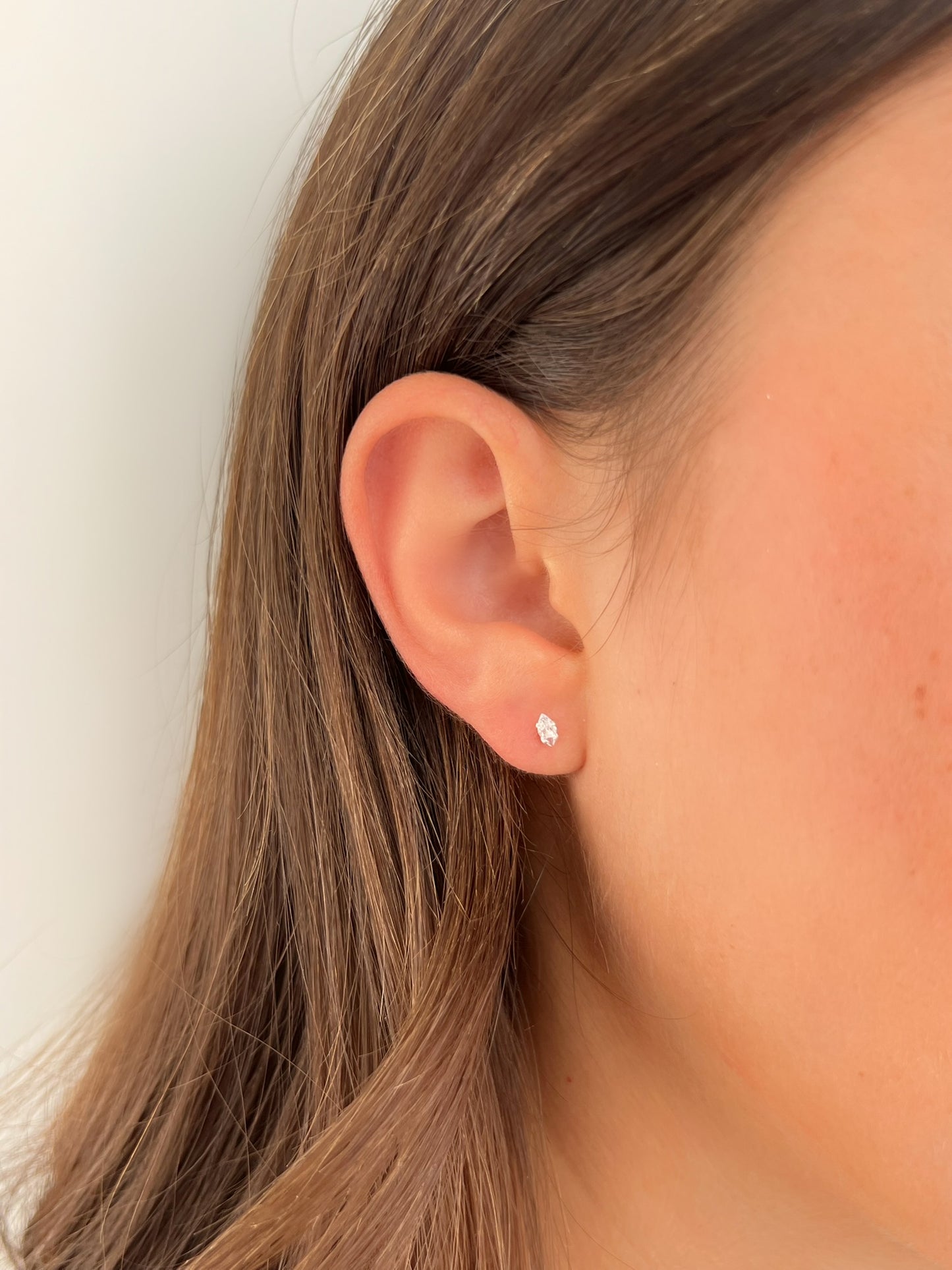 זוג עגילי זירקון מרקיז מכסף אמיתי 925