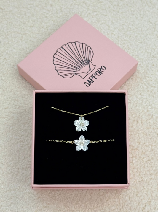 סט פלאוור זירקון