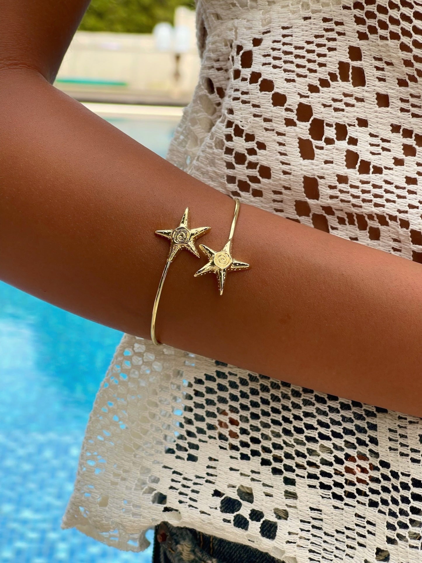 צמיד קשיח דאבל כוכבי ים