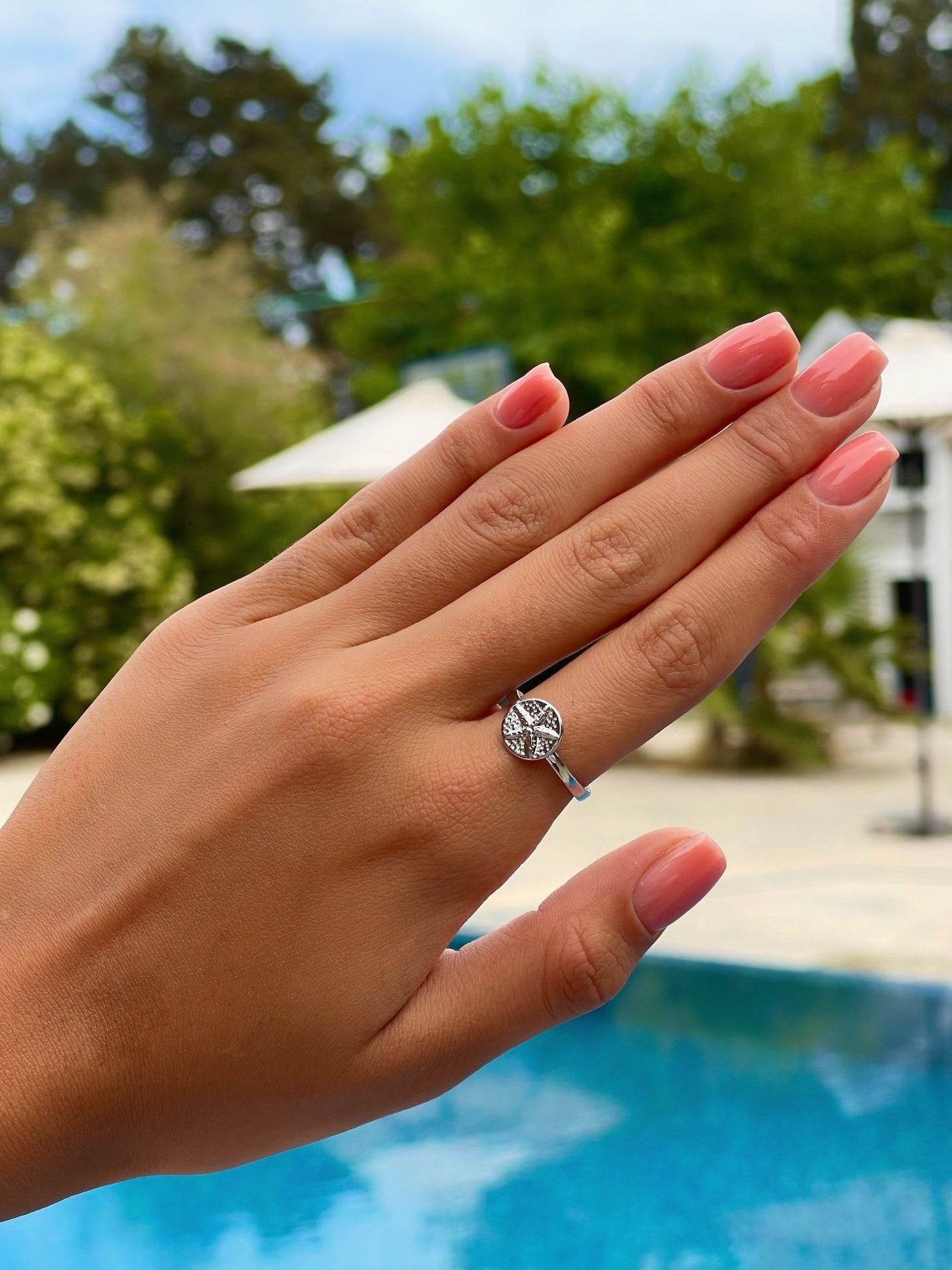 טבעת חריטה כוכב ים