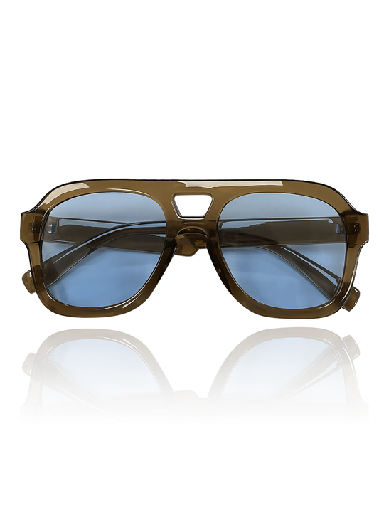 משקפי שמש ניב חום כחול