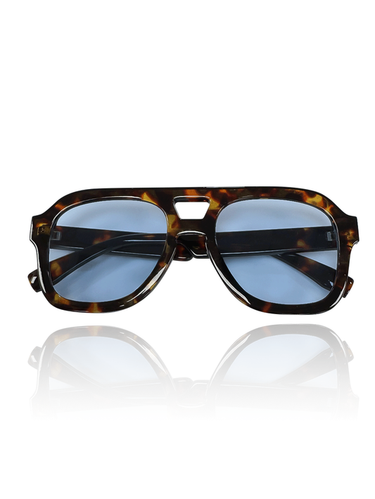 משקפי שמש ניב מנומר כחול