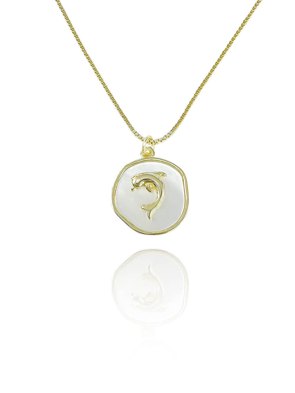 שרשרת דולפין רקוע מכסף אמיתי 925