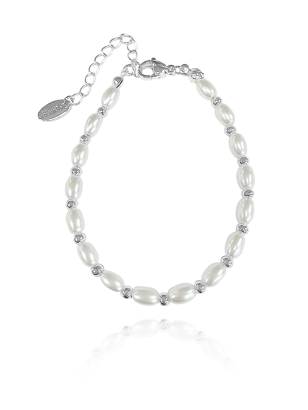 צמיד פנינים אמה עדין