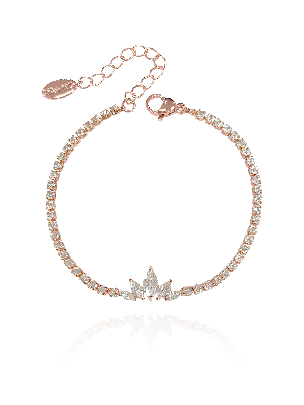 צמיד טניס פרח לוטוס בל