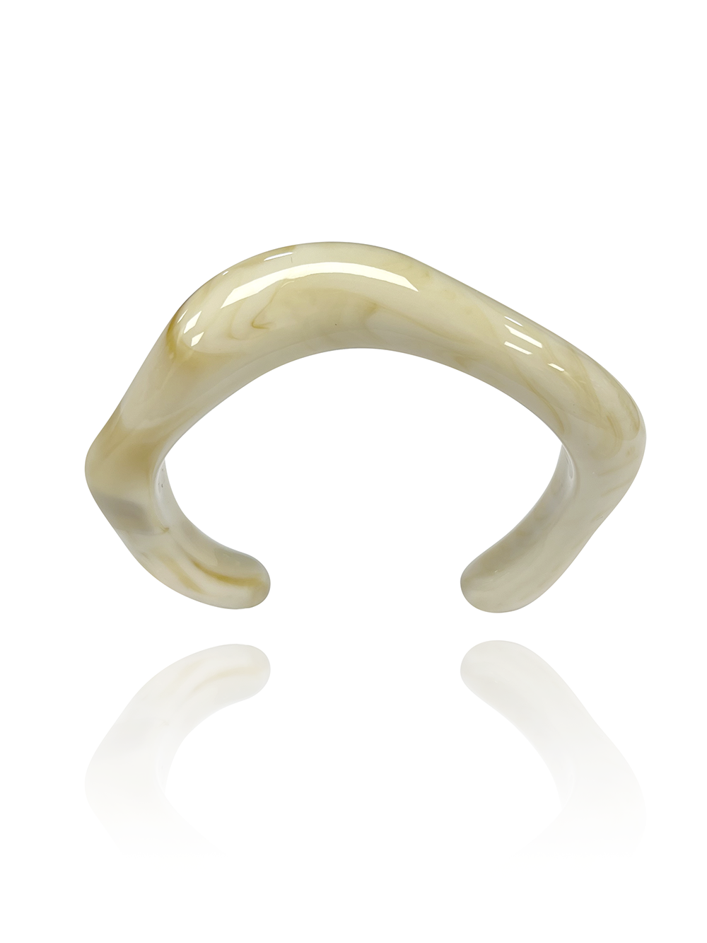 צמיד קשיח בוהו מסולסל