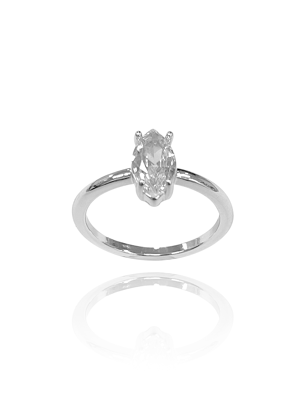 טבעת זירקון מרקיז