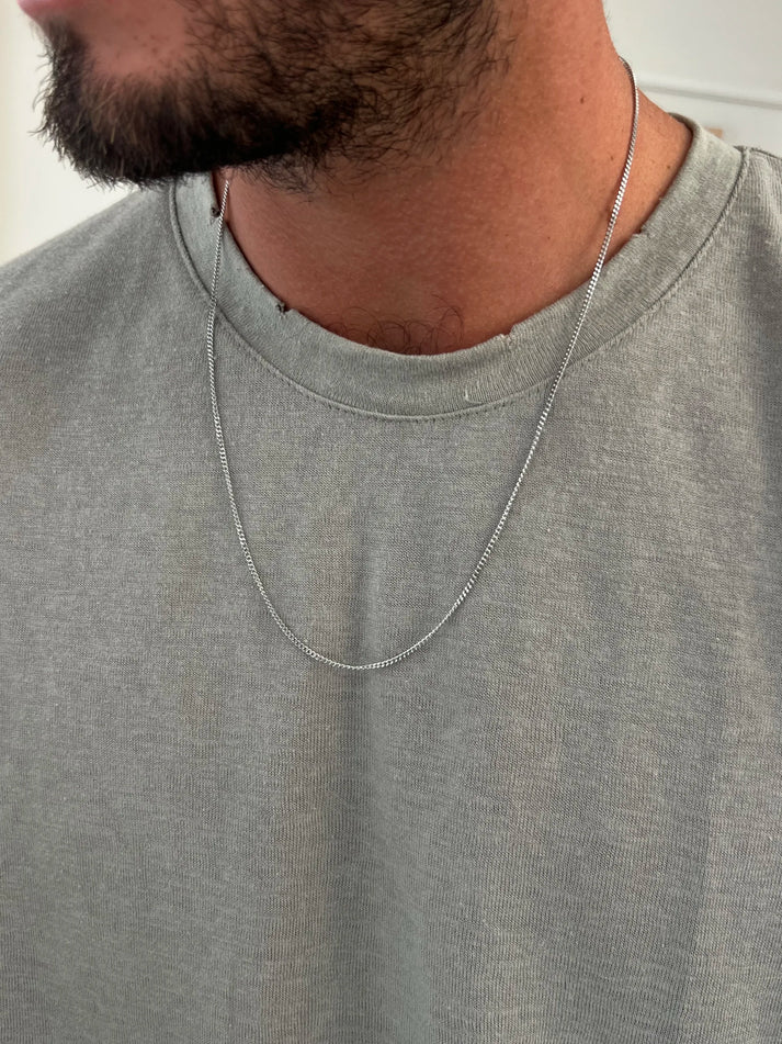 שרשרת חלקה לגבר - סאפורו