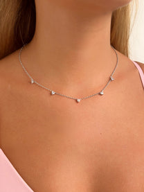 שרשרת תליוני לבבות