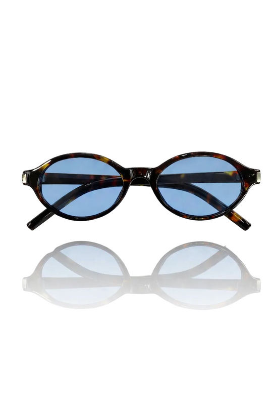 משקפי שמש רומי מנומר כחול